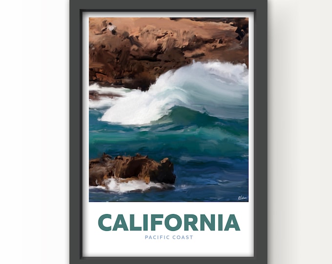 California Pacific Coast Art Print