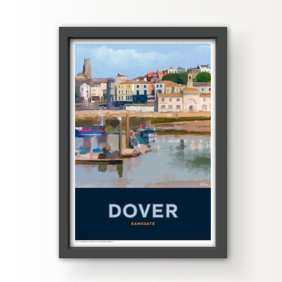 The Shipping Forecast Art Print Poster and Greetings Card - Dover