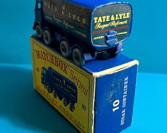 MATCHBOX N°10 SUGAR CONTAINER TRUCK 1961 MATCHBOX N°10 SUGAR CONTAINER TRUCK 1961 Vintage 1961