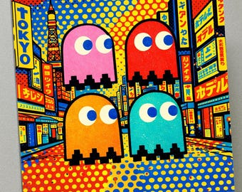 Personalised Birthday Card - Pac-Man Retro Video Game