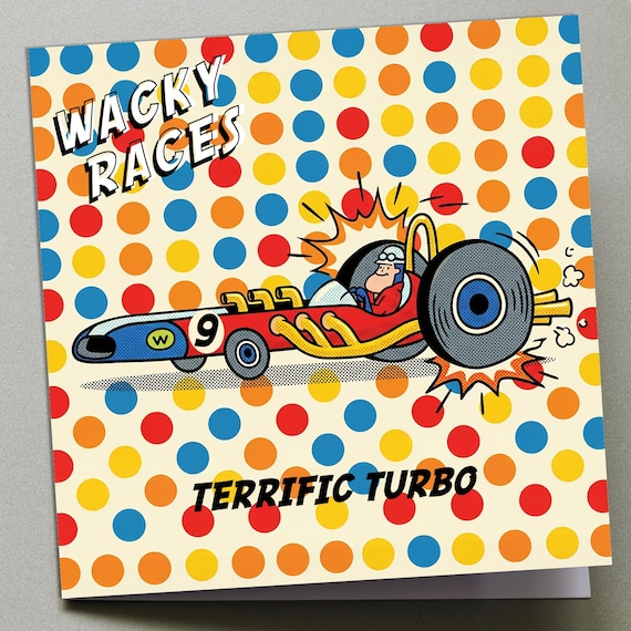 Personalised Birthday Card - Wacky Races No.9