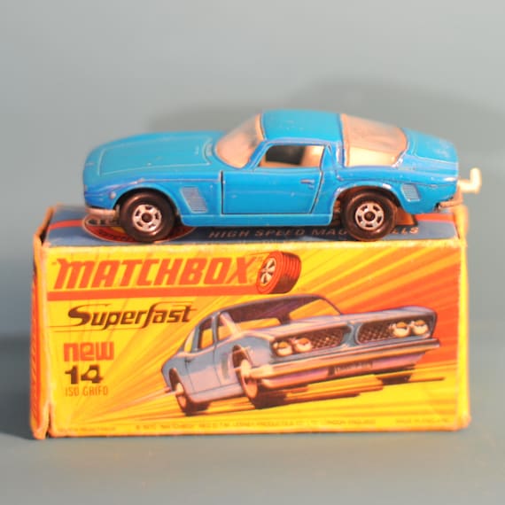 Vintage Superfast Matchbox No 14 ISO Grifo with original box