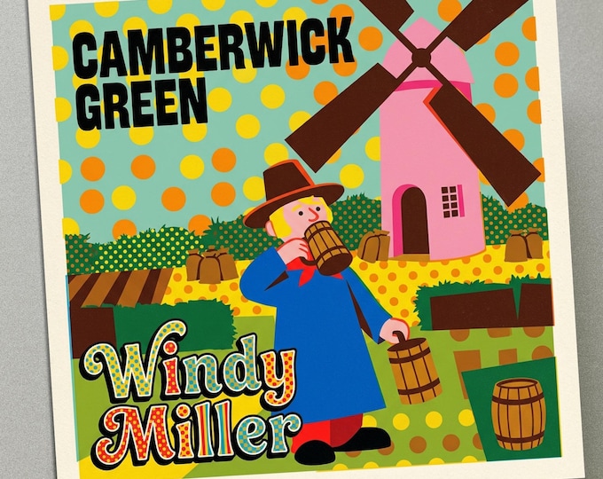 Personalised Birthday Card - Camberwick Green Windy Miller
