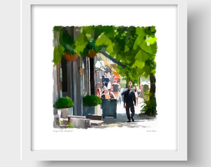 Tranquil Vale, Blackheath London Art Print & Greetings Card