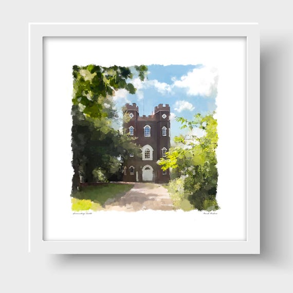 Severndroog Castle Eltham London Art Print & Greetings Card