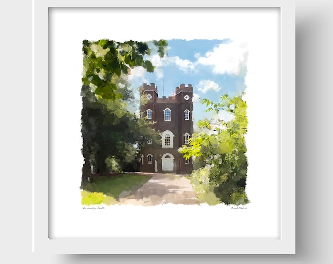 Severndroog Castle Eltham London Art Print & Greetings Card