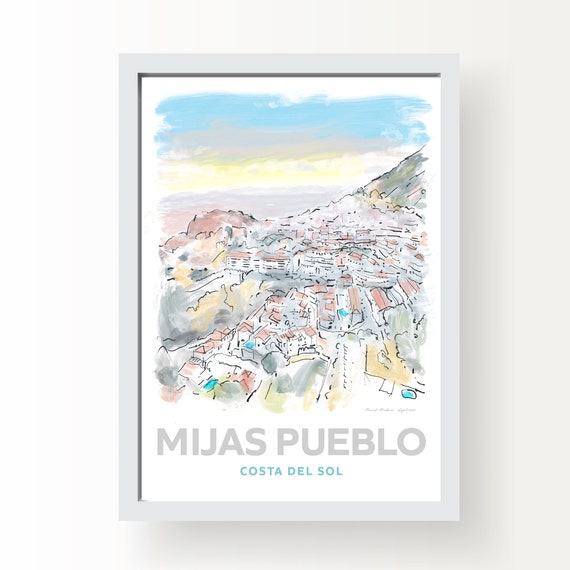 Mijas Pueblo Costa Del Sol Art Print