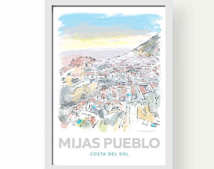 Mijas Pueblo Costa Del Sol Art Print