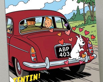 Personalised Valentine's Day Card - TinTin