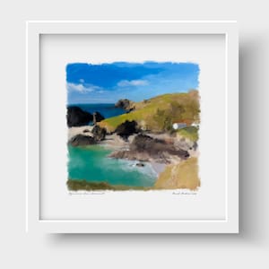 Kynance Cove, Halbinsel Lizard, Cornwall Kunstdruck & Grußkarte