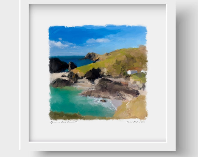 Kynance Cove, Lizard peninsula, Cornwall Art Print & Greetings Card