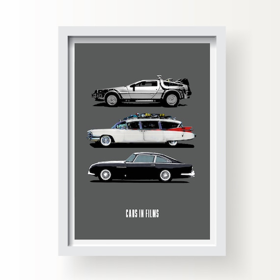 Cars in Films Fine Art Print