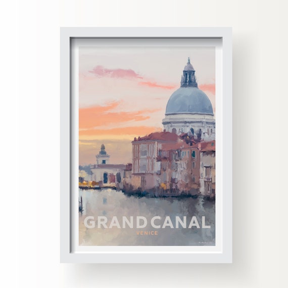 Venice at Dawn, Italy Art print and Greetings Card