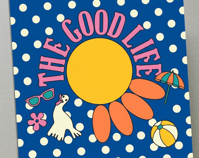 Personalised Birthday Card - The Good Life