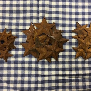 Set of 30 metal stars 10 each (2.25, 2, 1.5”)