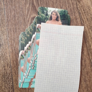 Cartas de baralho vintage colecionáveis, lindas garotas, cartas de baralho raras com curingas, ótimas cartas colecionáveis
