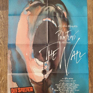 Póster Vintage original de Pink Floyd The Wall
