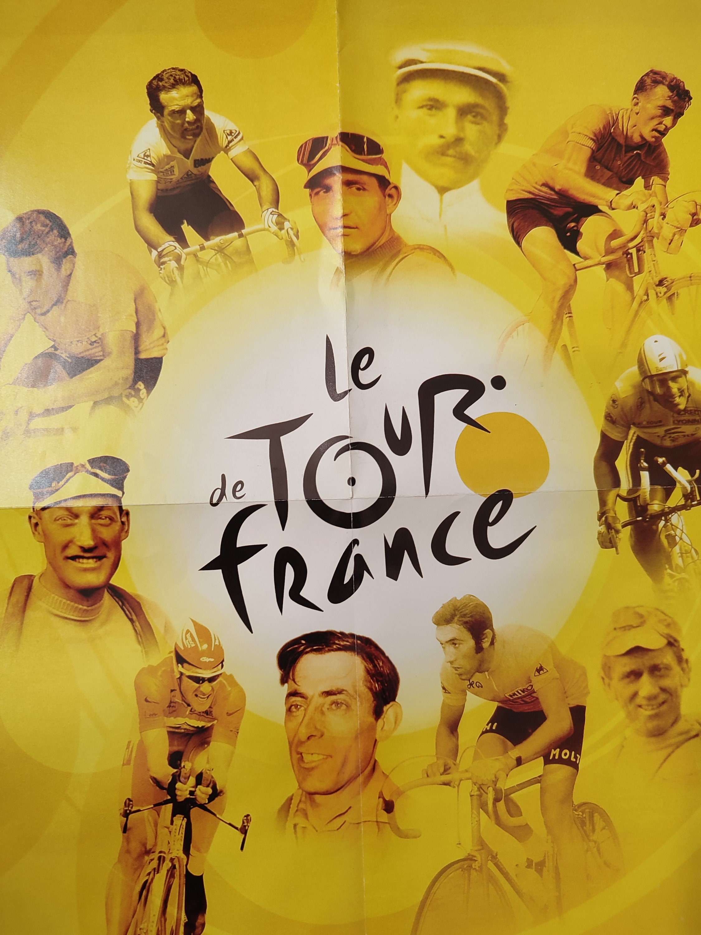 Affiche Vintage Tour De France 2005 - étape à Tours, En Très Bon état, Parfait Pour Les Fans De Cyclisme