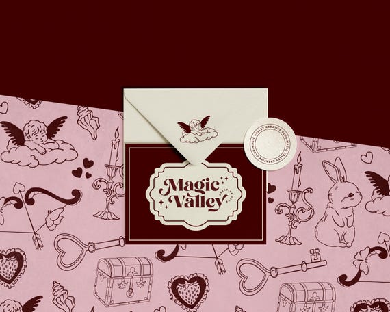 Mystic Logo Branding Kit: Magic Spiritual Feminine Design