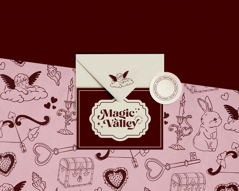 Mystic Logo Branding Kit: Magic Spiritual Feminine Design image 1