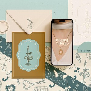 Mystic Logo Branding Kit: Magic Spiritual Feminine Design image 12