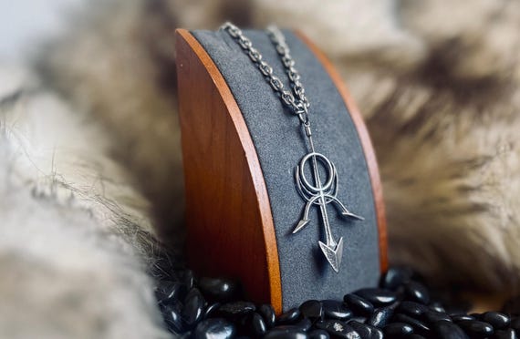 Moon Trident Pendant