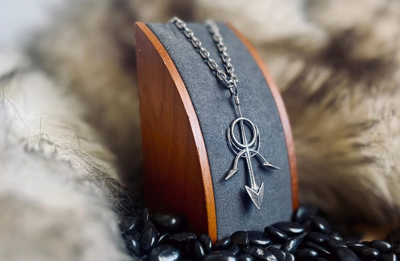 Moon Trident Pendant 316 StainlessSteel
