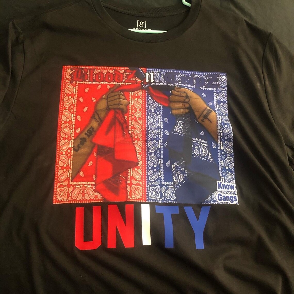bloods and crips t shirt