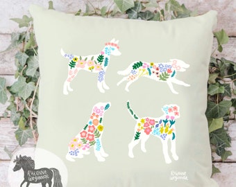 Dog Summer Outdoor Pillows | Canine Styled Patio Cushions