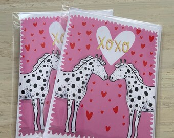 Horse Valentine’s Card| Horsewoman & Horse Girl Décor | Equestrian Gift | Horse Lover Gift | Horse Card | Gifts for Women