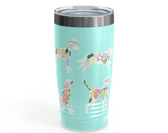 20oz Dog Tumbler | Puppy Summer | Canine Styled Tumbler