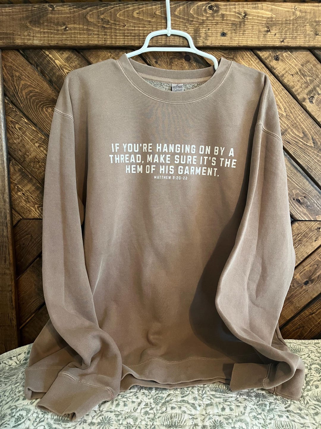 I Might Be Hanging On By A Thread Sweatshirt
