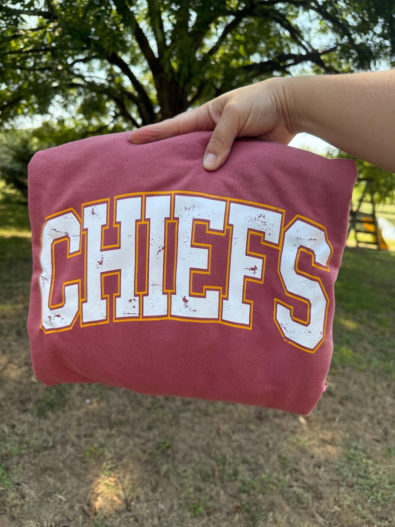 Chiefs Sweatshirt chiefs football sweatshirt vintage Kansas City image 1