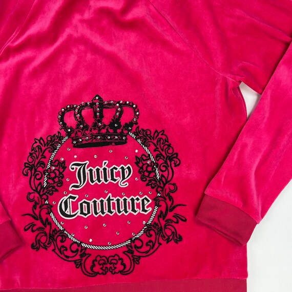 Vintage Y2K Juicy Couture velour zip up hoodie - image 2