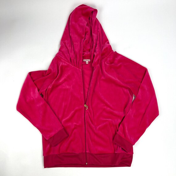 Vintage Y2K Juicy Couture velour zip up hoodie - image 3