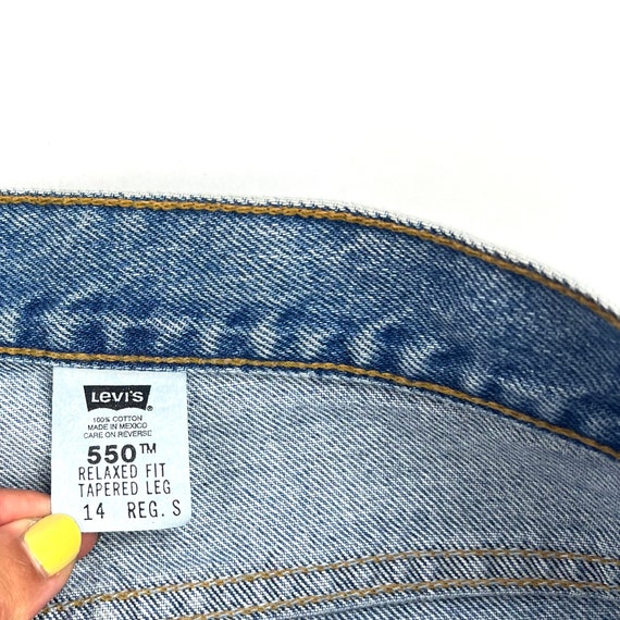 Vintage 1990s NWT Levis 550 Mom Jeans Size 14 - image 4