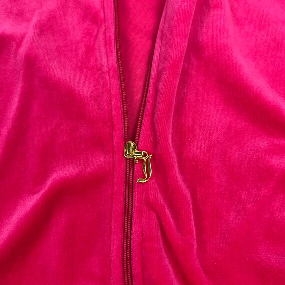 Vintage Y2K Juicy Couture velour zip up hoodie - image 4