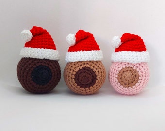 PDF Pattern Download, Crochet Christmas Tree Boob Decoration, Plush Boob, Crochet Breast, Plush Boob