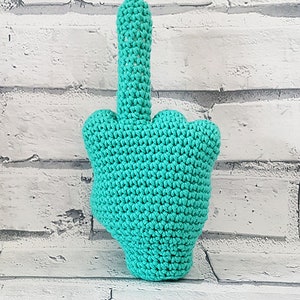 PDF Pattern Download, Crochet Middle Finger Up, Amigurumi Middle Finger Up, Crochet Fuck You, Hen and Stag Do image 2