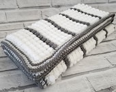 PDF Pattern Download, Crochet Bobble Stitch Baby Blanket Pattern, Crochet Baby Blanket, Bobble Stitch,
