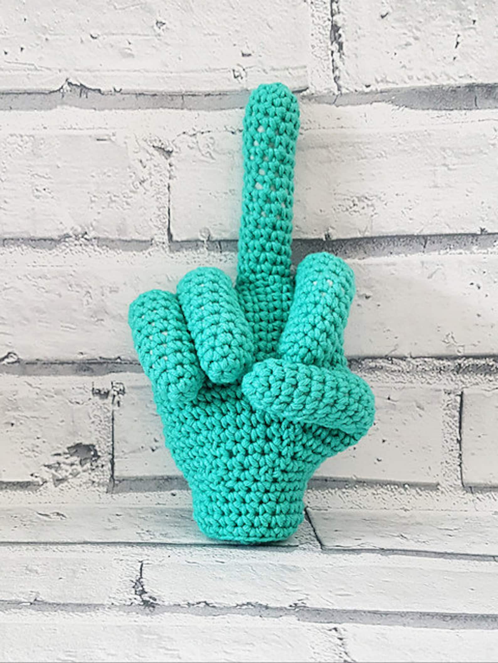 PDF Pattern Download Crochet Middle Finger Up Amigurumi Etsy