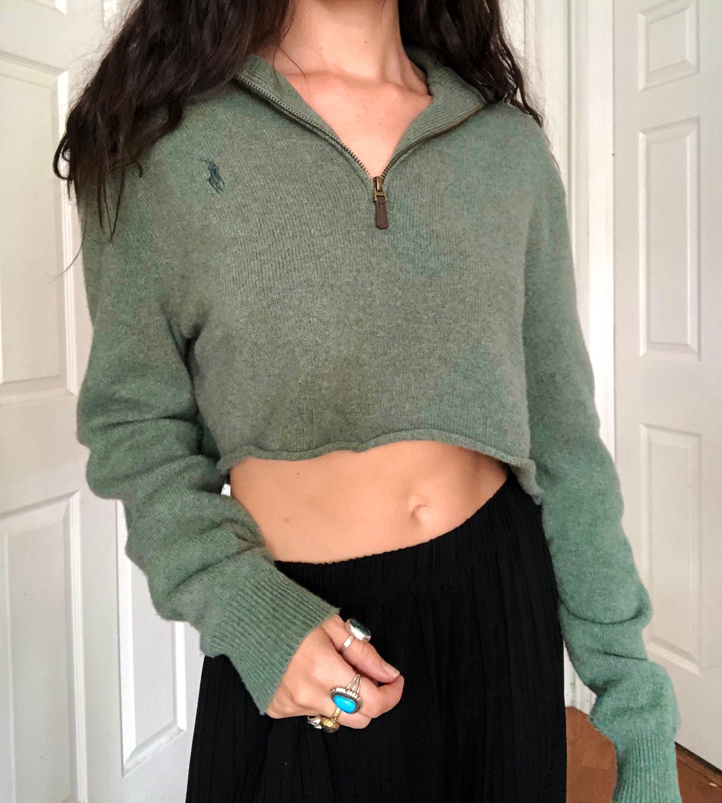 polo ralph lauren cropped sweater