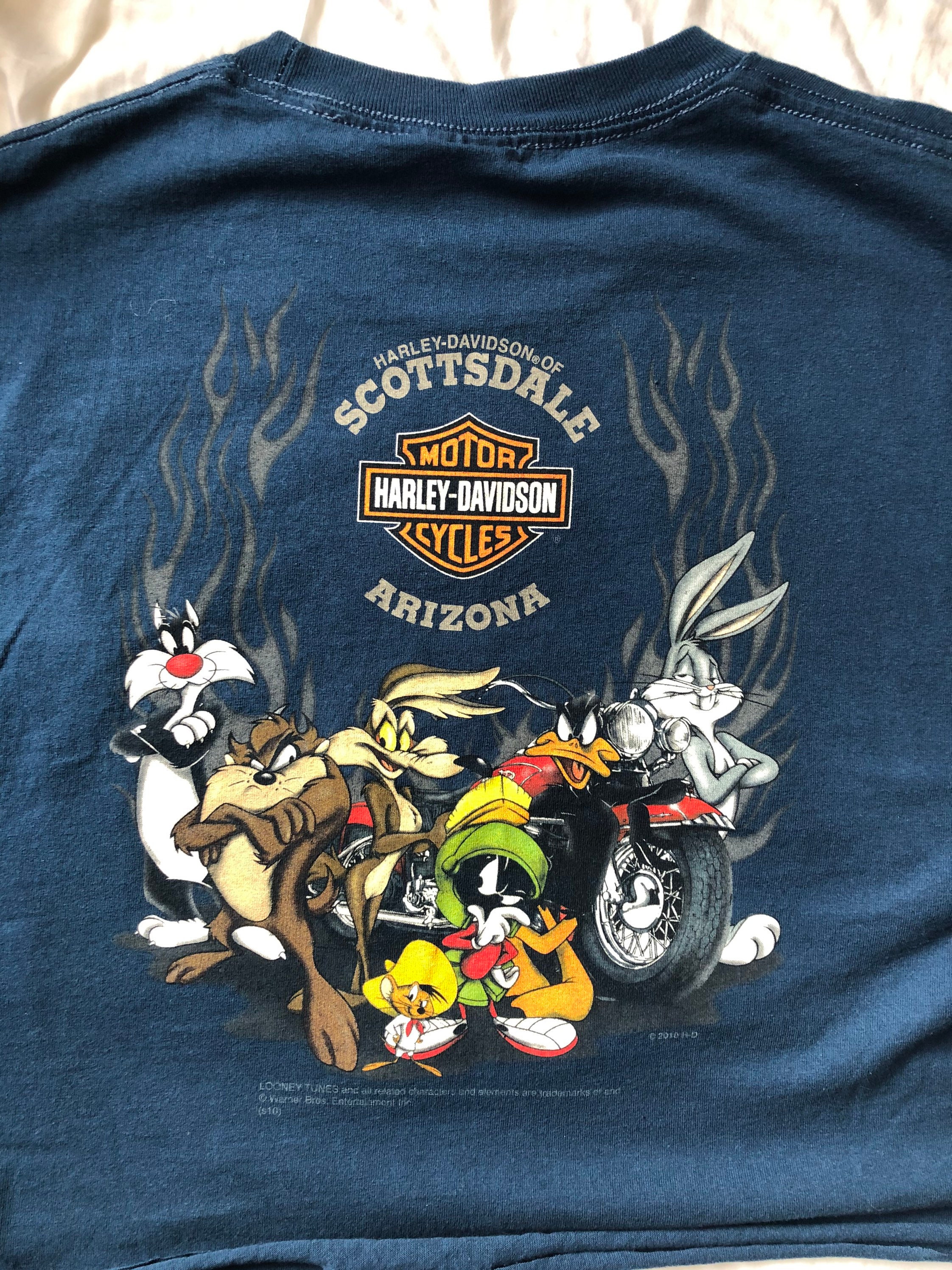 Harley davidson looney tunes shirt Clearance