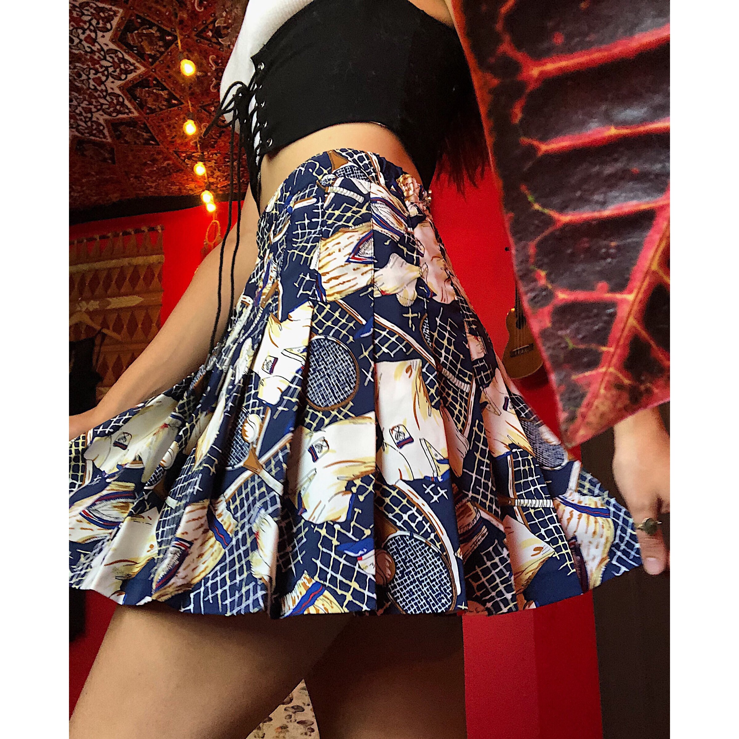 Vintage TAIL Tennis Skirt / 80s Tennis Skirt / Pleated Tennis | Etsy