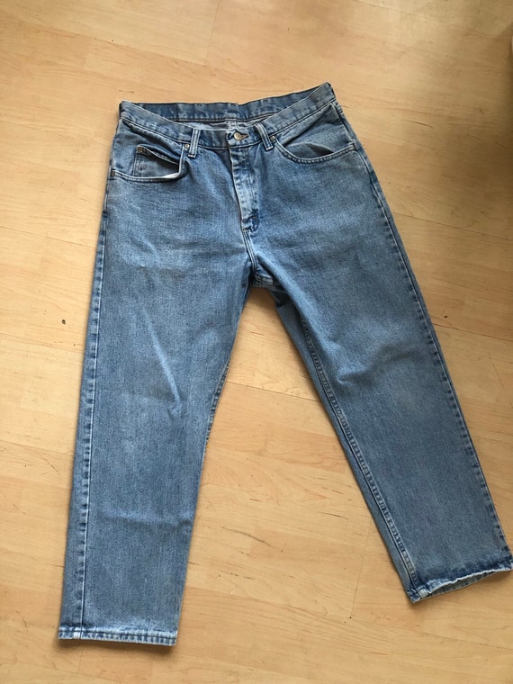 Vintage Wrangler Jeans / Light Wash Wrangler Jean… - image 3