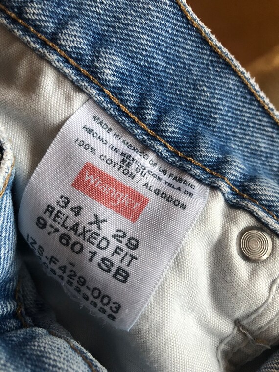 Vintage Wrangler Jeans / Light Wash Wrangler Jean… - image 4