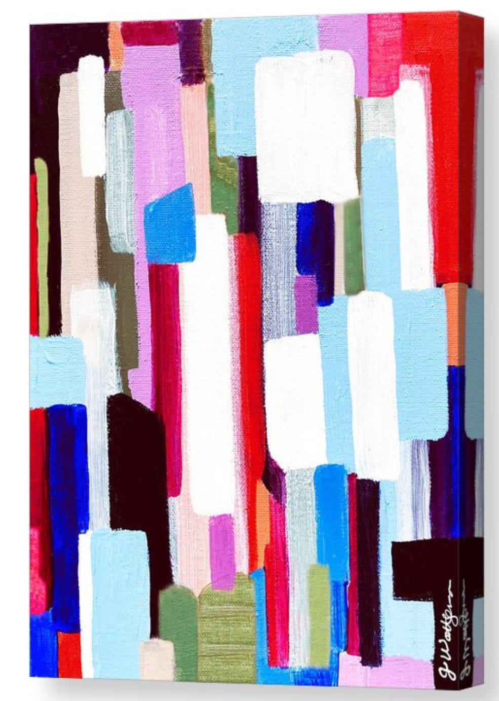 Unique Modern Art Print, Abstract Artwork Original Colorful, Colorful