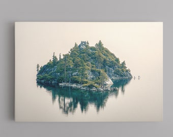 Lake Tahoe Canvas, Emerald Bay Print, Lake Tahoe Art, California Wall Art, Lake Tahoe Print, Canvas Lake Tahoe, California Art