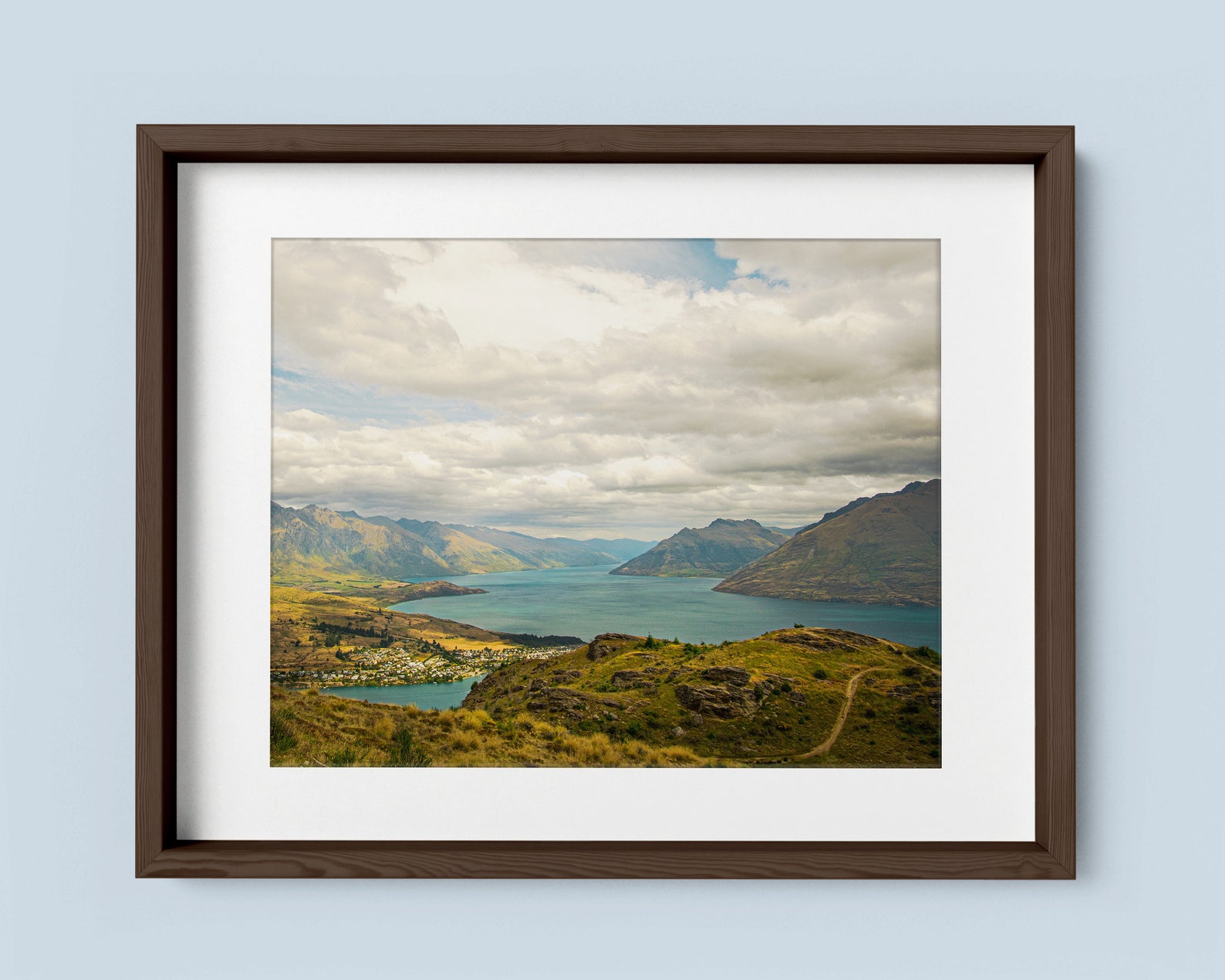 New Zealand Print, Queenstown Print, NZ Wall Art, New Zealand