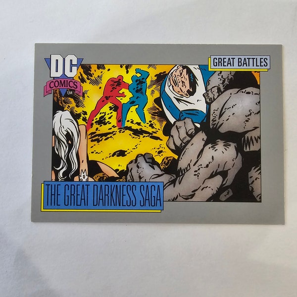 The Great Darkness Saga Great Battles 1991 IMPEL SERIES 1 DC Comics Card #162